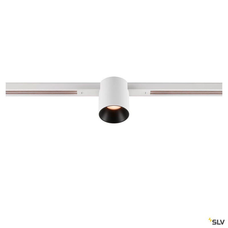 SLV 1008953 FIX-IT!, 48V, DALI, Round, Standard track, Spot, 2000-3000K, 7.4 W, 36°, White/Black