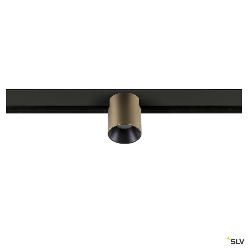 SLV 1008968 FIX-IT!, 48V, DALI, Round, Surface mounted track, Spot, 2000-3000K, 7.4 W, 36°, Bronze/Black