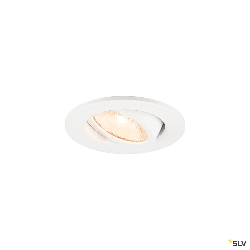 SLV 1009002 NEW TRIA® 45, DL, Round, Recessed ceiling light, 2700 K, 24°, White