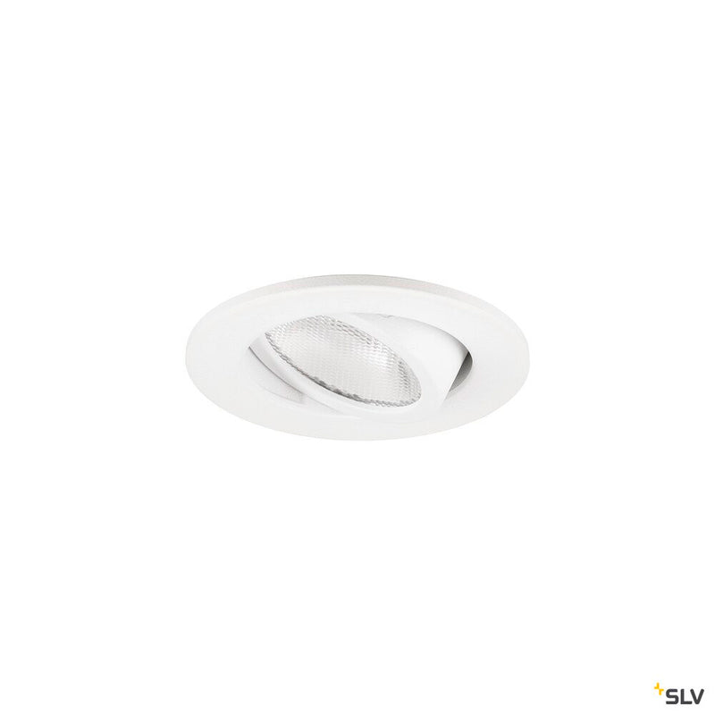 SLV 1009004 NEW TRIA® 45, DL, Round, Recessed ceiling light, 3000 K, 24°, White