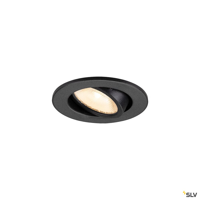 SLV 1009005 NEW TRIA® 45, DL, Round, Recessed ceiling light, 3000 K, 24°, Black