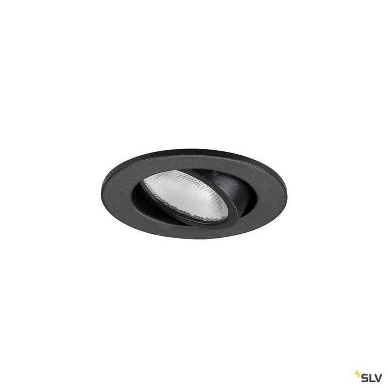 SLV 1009005 NEW TRIA® 45, DL, Round, Recessed ceiling light, 3000 K, 24°, Black