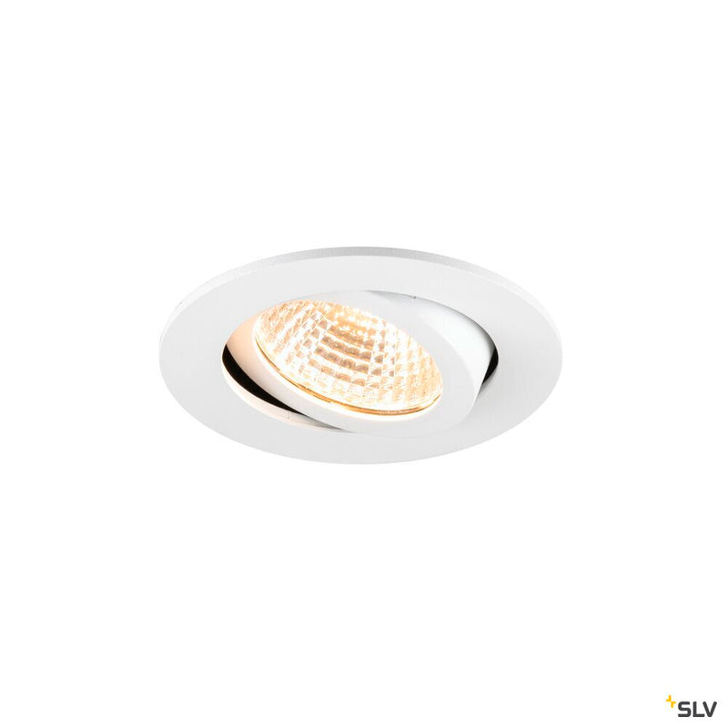 SLV 1009020 NEW TRIA® 68, recessed ceiling light, PHASE, AIRTIGHT, round, 2700 K, 7.5 W, white