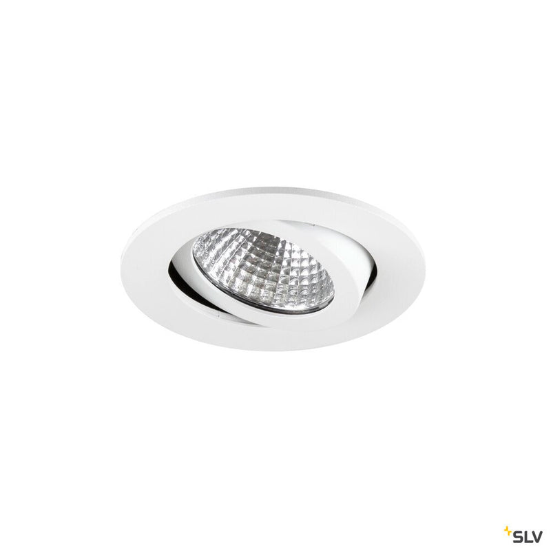 SLV 1009020 NEW TRIA® 68, recessed ceiling light, PHASE, AIRTIGHT, round, 2700 K, 7.5 W, white