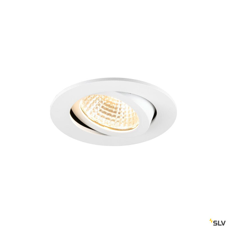SLV 1009022 NEW TRIA® 68, recessed ceiling light, PHASE, AIRTIGHT, round, 3000 K, 7.5 W, white