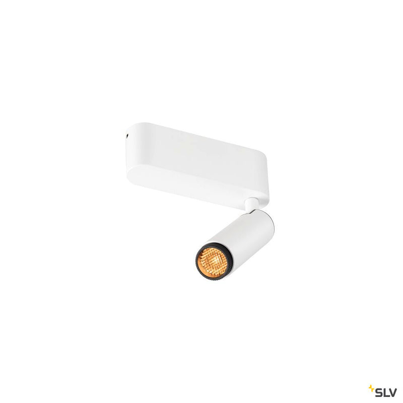 SLV 1009036 GRIP! S, Ceiling-mounted light, single, PHASE, 2700K, 11W, 29°, white / black