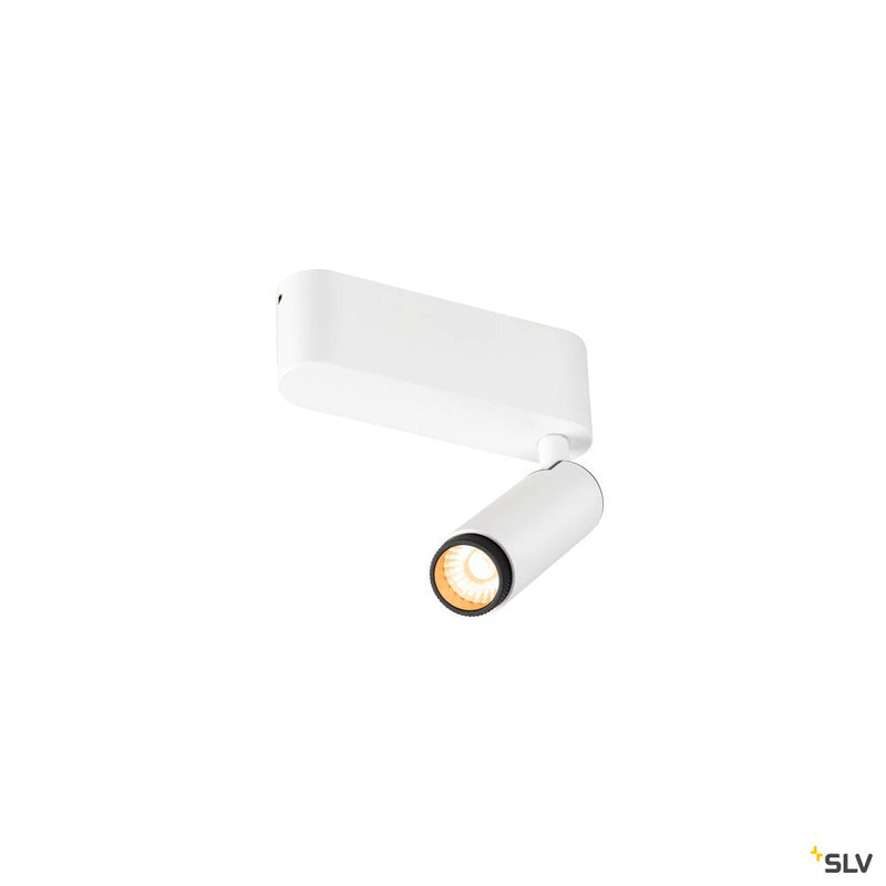 SLV 1009036 GRIP! S, Ceiling-mounted light, single, PHASE, 2700K, 11W, 29°, white / black