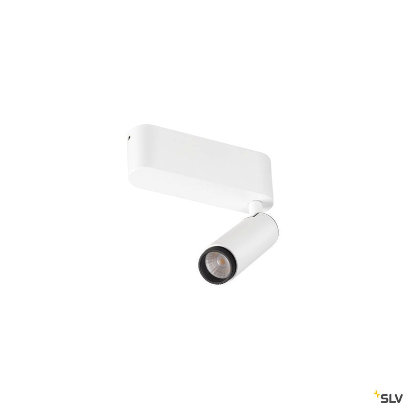 SLV 1009036 GRIP! S, Ceiling-mounted light, single, PHASE, 2700K, 11W, 29°, white / black