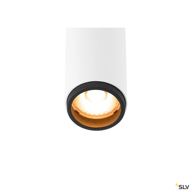 SLV 1009036 GRIP! S, Ceiling-mounted light, single, PHASE, 2700K, 11W, 29°, white / black
