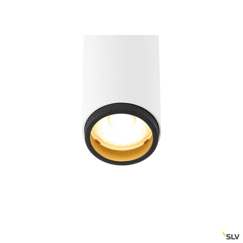 SLV 1009037 GRIP! S, Ceiling-mounted light, single, PHASE, 3000K, 11W, 29°, white / black
