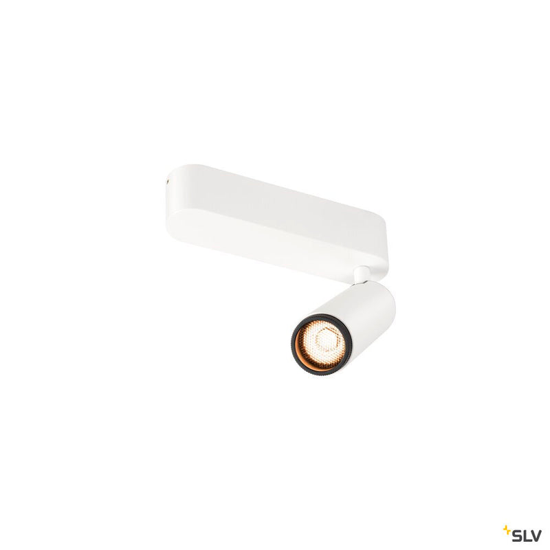 SLV 1009068 GRIP! M, Ceiling-mounted light, single, PHASE, 2700K, 14W, 42°, white / black