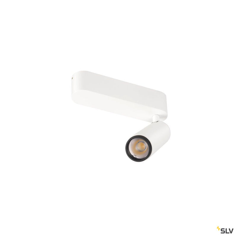 SLV 1009068 GRIP! M, Ceiling-mounted light, single, PHASE, 2700K, 14W, 42°, white / black