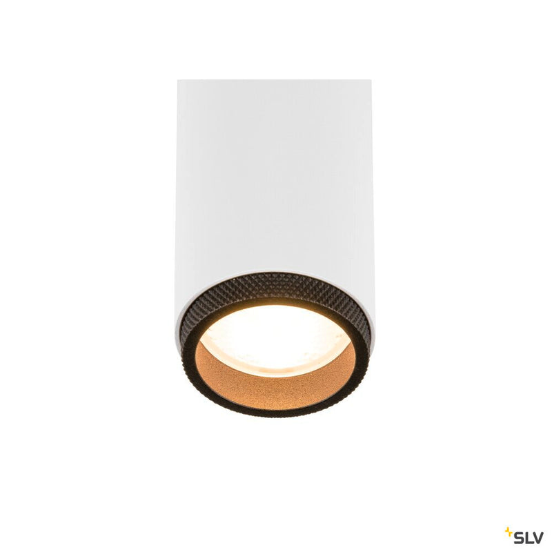 SLV 1009084 GRIP! M, Recessed ceiling light, PHASE, 2700 K, 42°, IP20, cylindrical, white / black