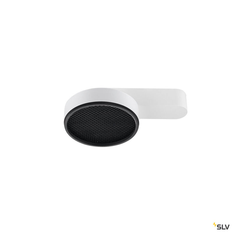 SLV 1009101 GRIP! FLAT, Ceiling-mounted light, PHASE, 2700/3000 K, 15 W, white / black