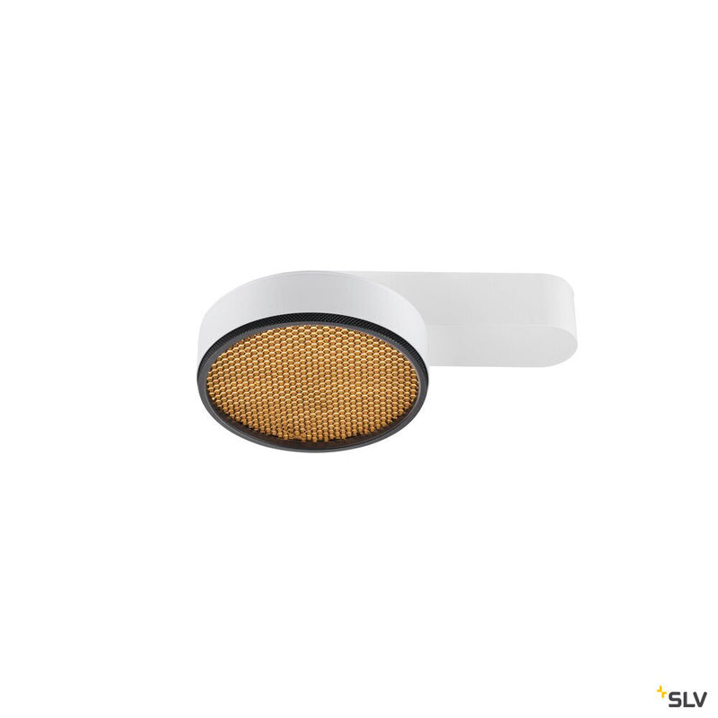 SLV 1009101 GRIP! FLAT, Ceiling-mounted light, PHASE, 2700/3000 K, 15 W, white / black