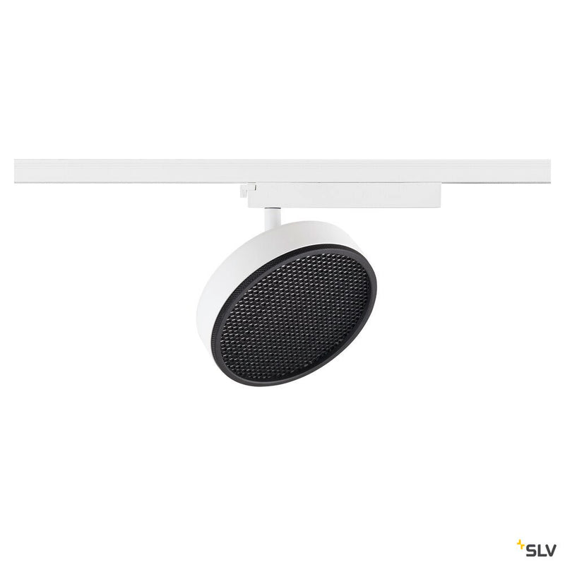 SLV 1009132 GRIP! FLAT, 1~spot, PHASE, round, 2700/3000 K, 16W, white/black