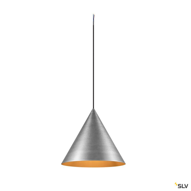SLV 1009136 MAGICO 38, pendant light, E27, pendant length 180 cm, 1 x max. 10 W, aluminium