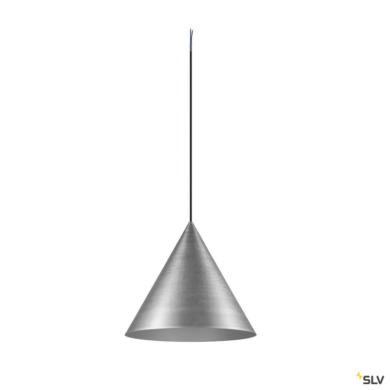SLV 1009136 MAGICO 38, pendant light, E27, pendant length 180 cm, 1 x max. 10 W, aluminium