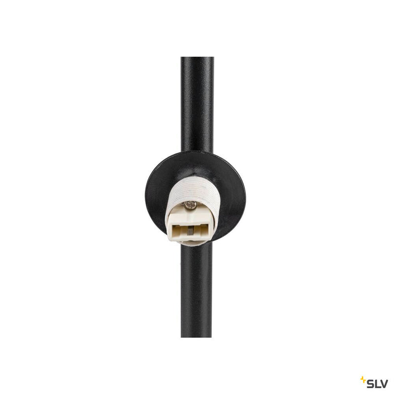 SLV 1009142 SUN FL, G9, free-standing lamp, round, 1 x max. 5 W, IP20, black