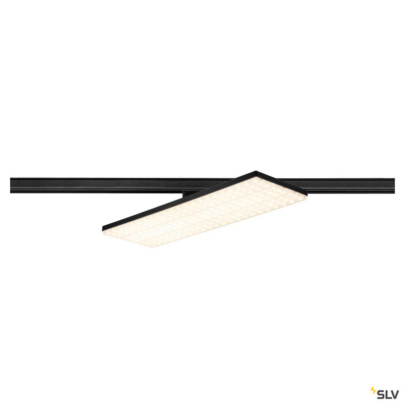 SLV 1009146 SIGHT PANEL, 3~ spot, rectangular, 3000K, 38W, 70°, black
