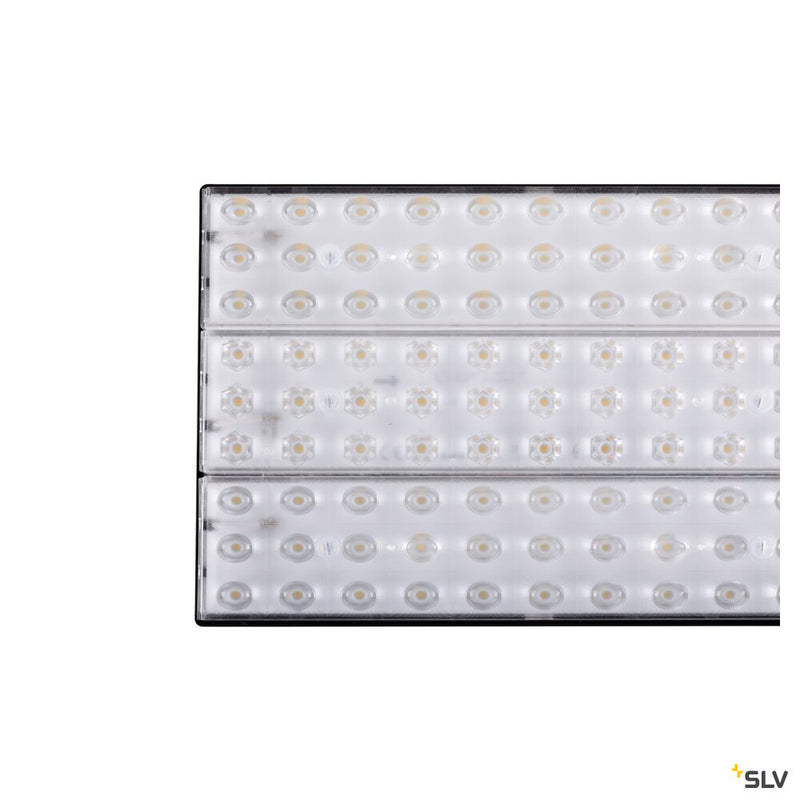 SLV 1009146 SIGHT PANEL, 3~ spot, rectangular, 3000K, 38W, 70°, black