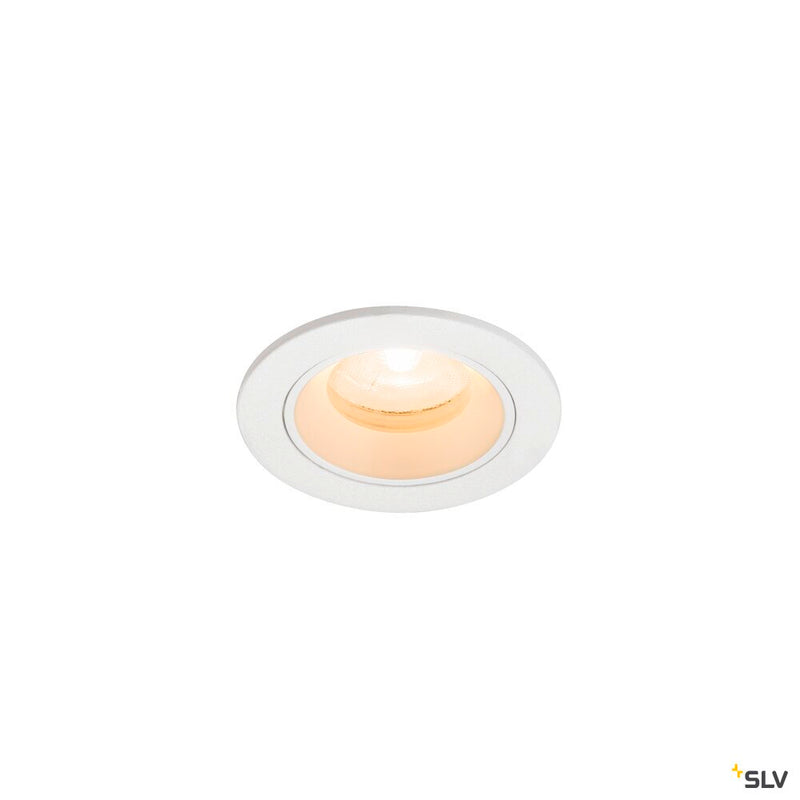 SLV 1009281 NUMINOS® XS, Recessed ceiling light, 2700 K, 20°, IP20, round, white