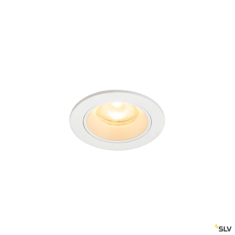 SLV 1009305 NUMINOS® XS, Recessed ceiling light, 3000 K, 55°, IP20, round, white