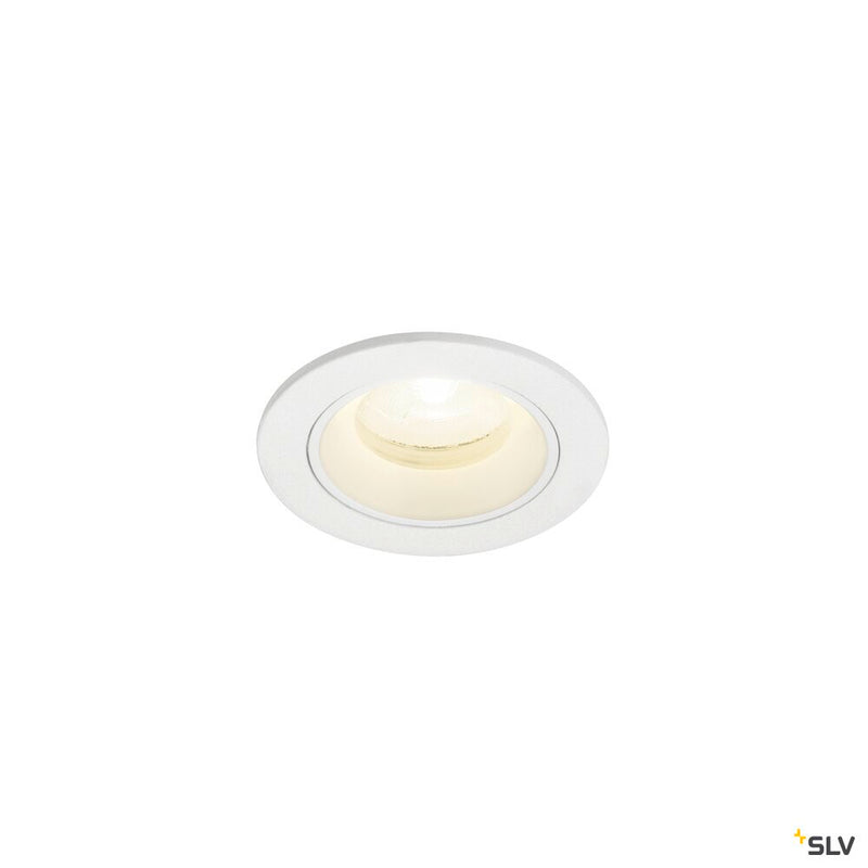 SLV 1009317 NUMINOS® XS, Recessed ceiling light, 4000 K, 40°, IP20, round, white