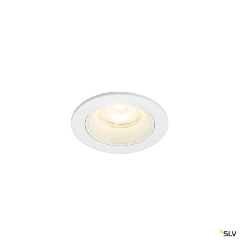 SLV 1009323 NUMINOS® XS, Recessed ceiling light, 4000 K, 55°, IP20, round, white
