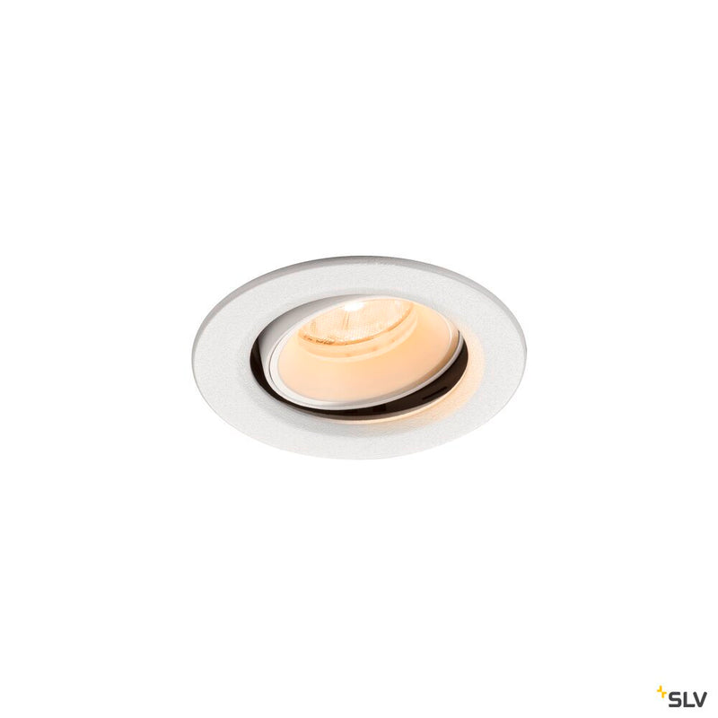 SLV 1009335 NUMINOS® MOVE XS, Recessed ceiling light, 2700 K, 20°, IP20, round, white