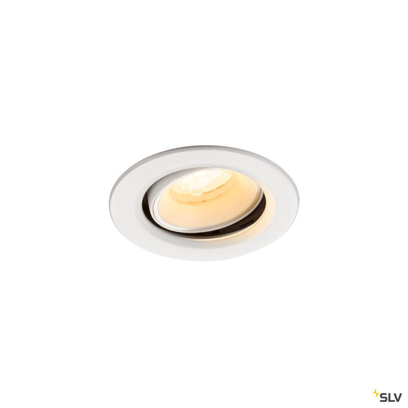 SLV 1009356 NUMINOS® MOVE XS, Recessed ceiling light, 3000 K, 40°, IP20, round, white