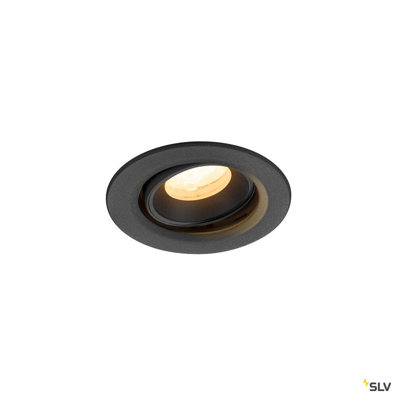 SLV 1009364 NUMINOS® MOVE XS, Recessed ceiling light, 4000 K, 40°, IP20, round, black