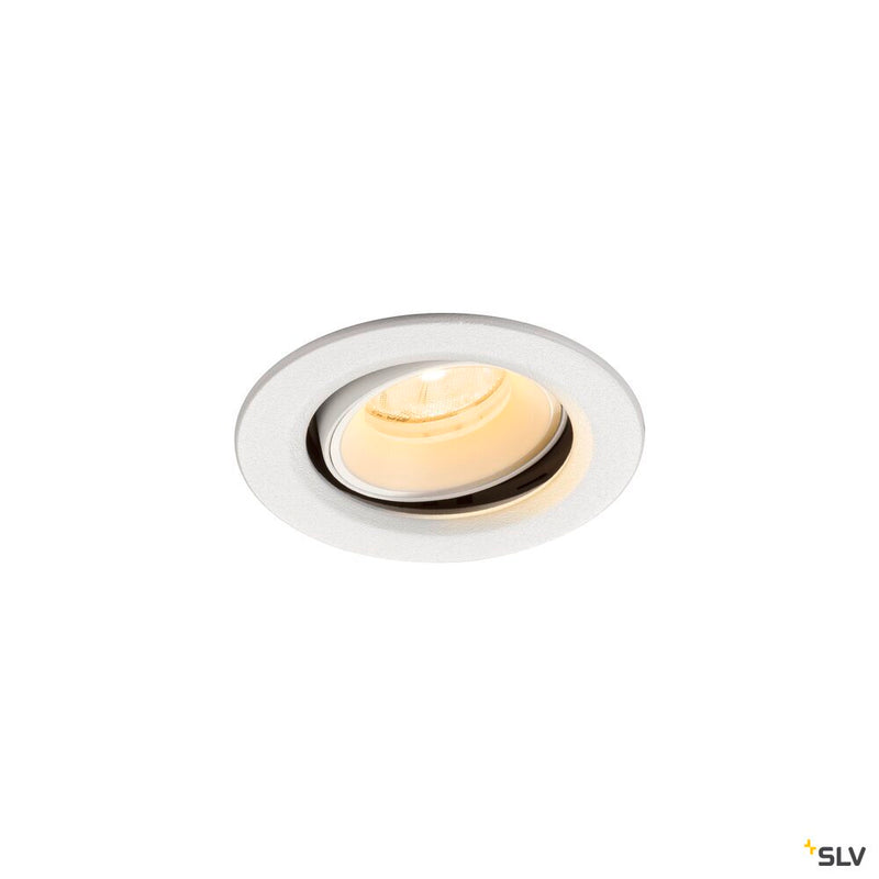 SLV 1009371 NUMINOS® MOVE XS, Recessed ceiling light, 4000 K, 20°, IP20, round, white