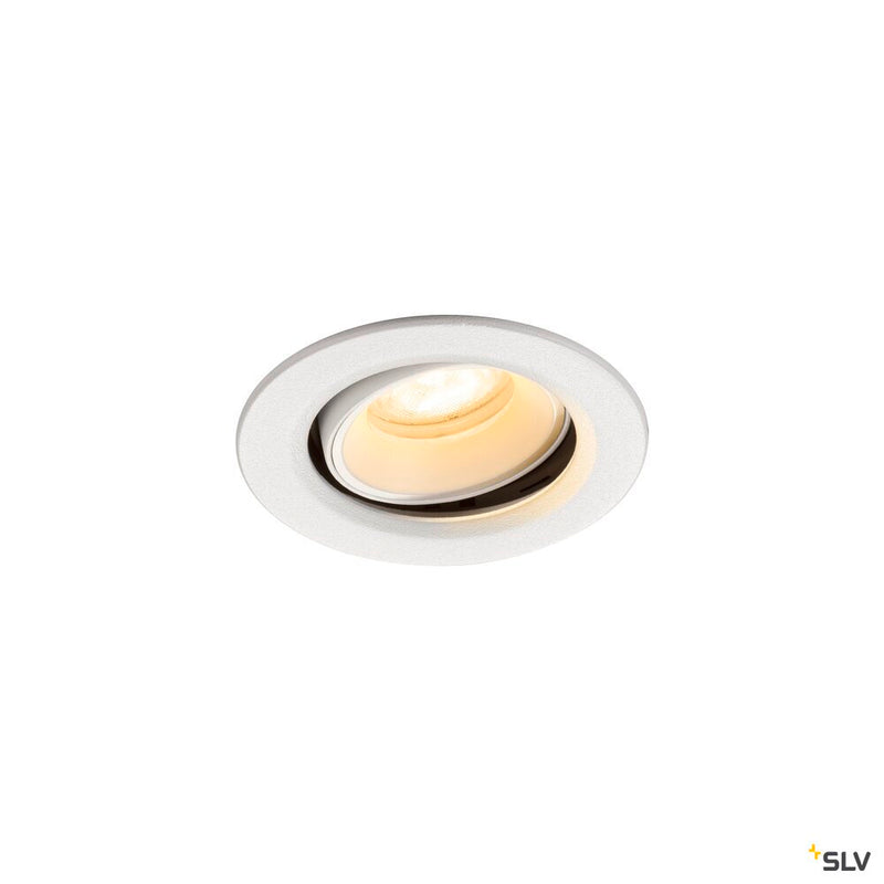 SLV 1009377 NUMINOS® MOVE XS, Recessed ceiling light, 4000 K, 55°, IP20, round, white