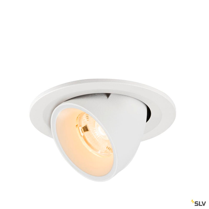 SLV 1009389 NUMINOS® GIMBLE S, Recessed ceiling light, 2700 K, 20°, IP20, round, white