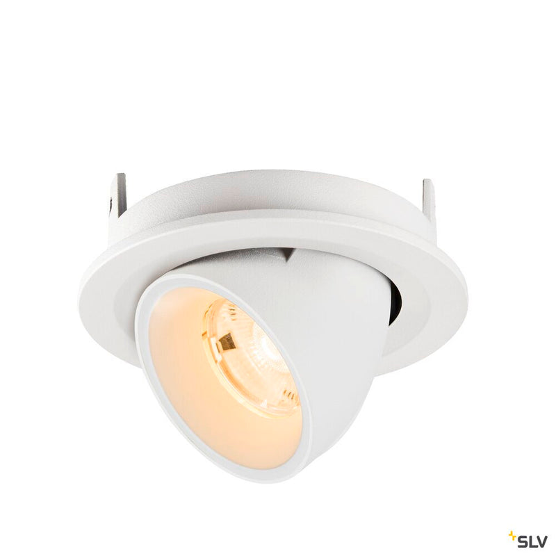 SLV 1009389 NUMINOS® GIMBLE S, Recessed ceiling light, 2700 K, 20°, IP20, round, white