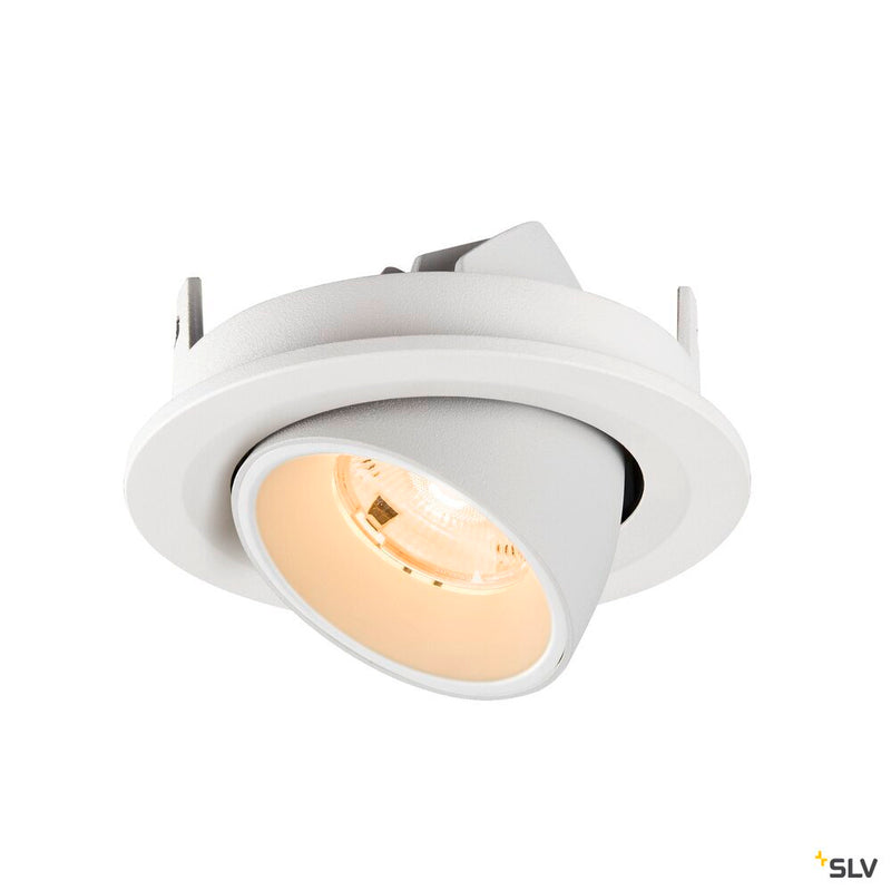 SLV 1009389 NUMINOS® GIMBLE S, Recessed ceiling light, 2700 K, 20°, IP20, round, white