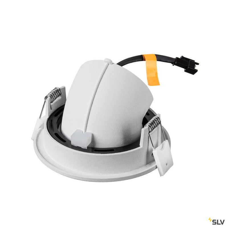 SLV 1009410 NUMINOS® GIMBLE S, Recessed ceiling light, 3000 K, 40°, IP20, round, white