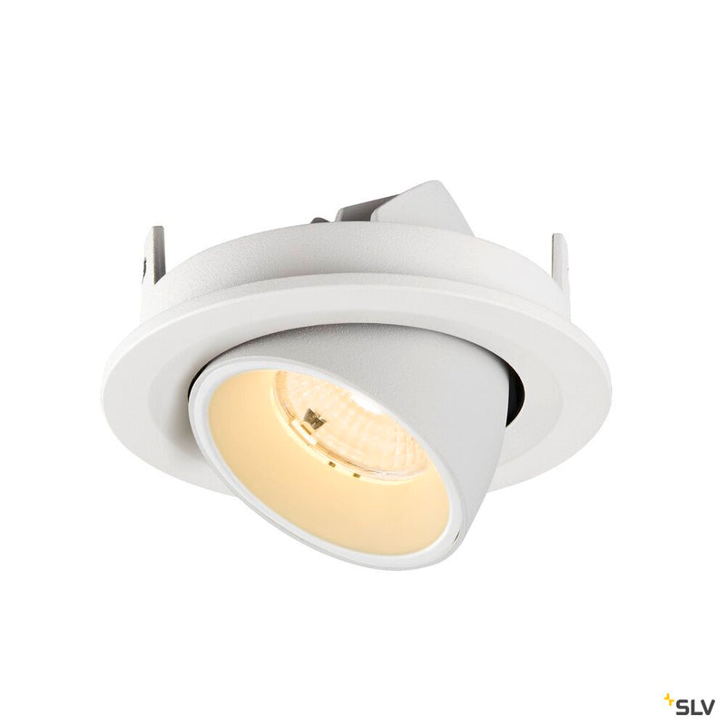 SLV 1009413 NUMINOS® GIMBLE S, Recessed ceiling light, 3000 K, 55°, IP20, round, white