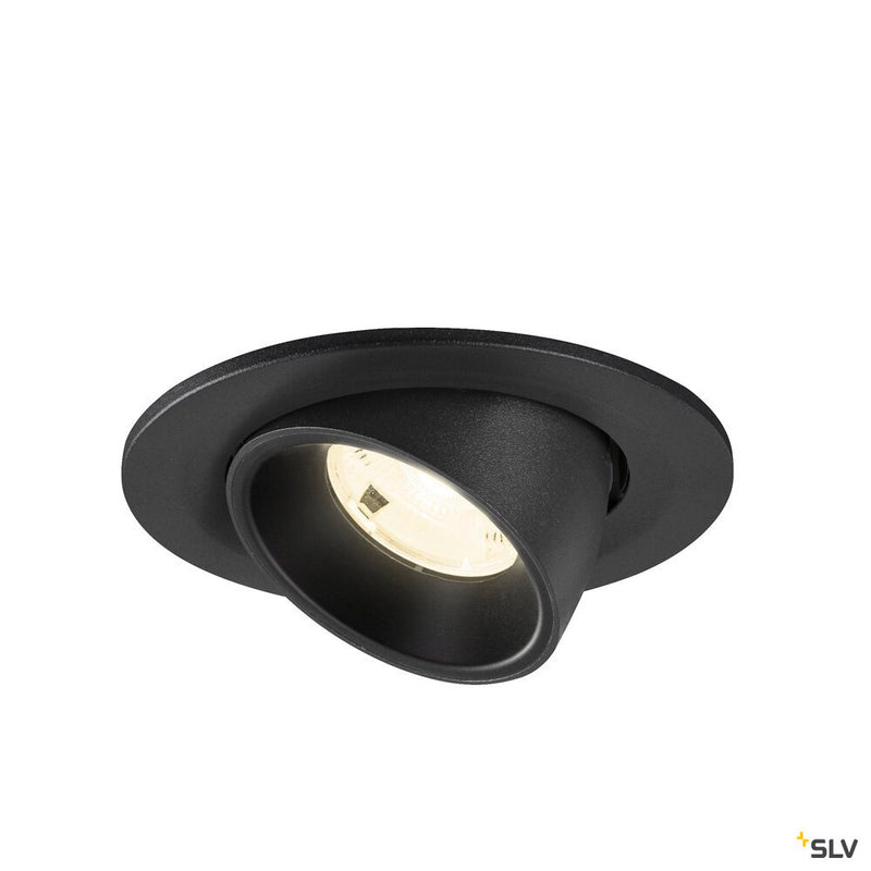 SLV 1009415 NUMINOS® GIMBLE S, Recessed ceiling light, 4000 K, 20°, IP20, round, black