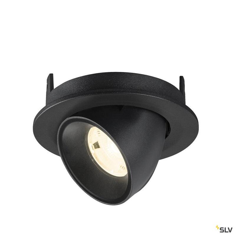 SLV 1009415 NUMINOS® GIMBLE S, Recessed ceiling light, 4000 K, 20°, IP20, round, black