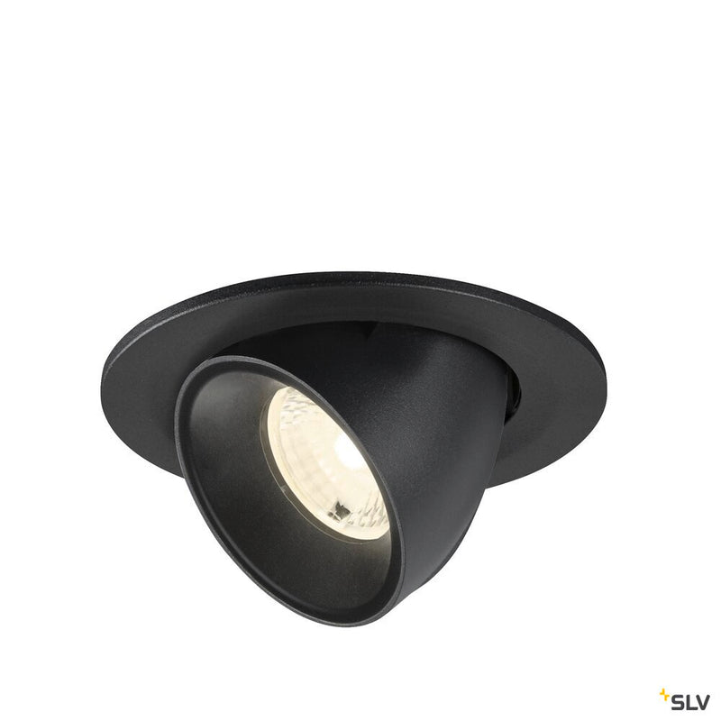 SLV 1009418 NUMINOS® GIMBLE S, Recessed ceiling light, 4000 K, 40°, IP20, round, black
