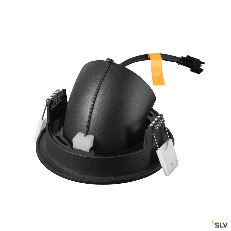 SLV 1009421 NUMINOS® GIMBLE S, Recessed ceiling light, 4000 K, 55°, IP20, round, black