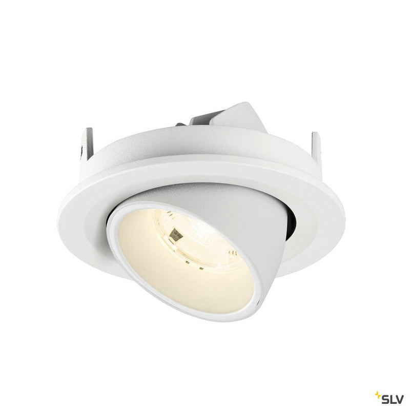 SLV 1009425 NUMINOS® GIMBLE S, Recessed ceiling light, 4000 K, 20°, IP20, round, white