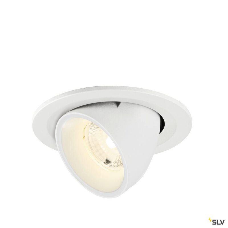 SLV 1009428 NUMINOS® GIMBLE S, Recessed ceiling light, 4000 K, 40°, IP20, round, white
