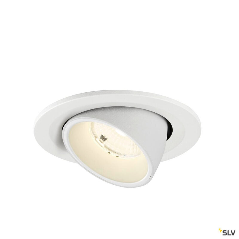 SLV 1009431 NUMINOS® GIMBLE S, Recessed ceiling light, 4000 K, 55°, IP20, round, white