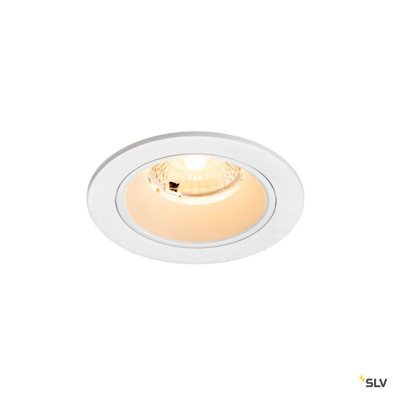 SLV 1009464 NUMINOS® S, Recessed ceiling light, 3000 K, 40°, IP20, round, white