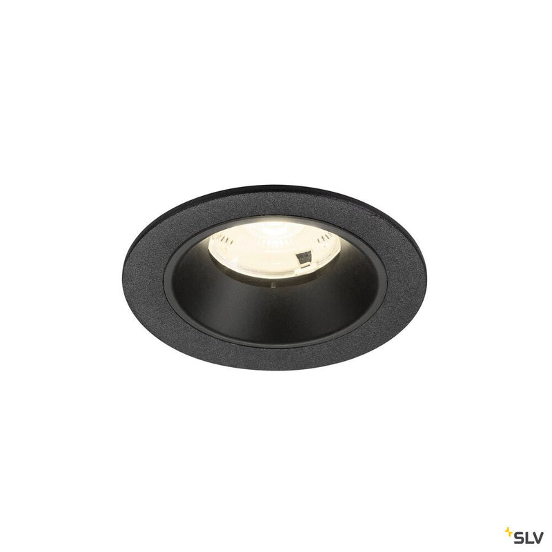 SLV 1009469 NUMINOS® S, Recessed ceiling light, 4000 K, 20°, IP20, round, black
