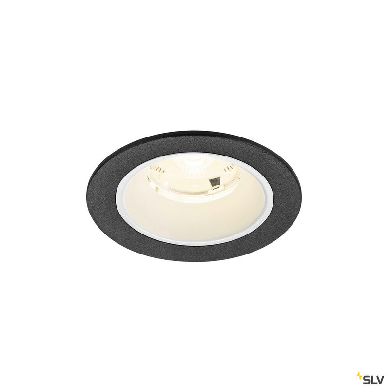 SLV 1009470 NUMINOS® S, Recessed ceiling light, 4000 K, 20°, IP20, round, black / white