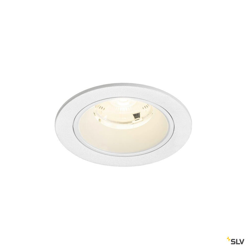 SLV 1009479 NUMINOS® S, Recessed ceiling light, 4000 K, 40°, IP20, round, white